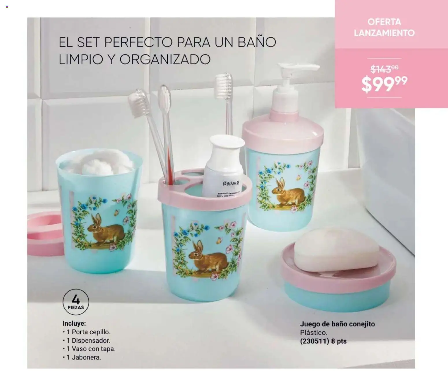 Vista previa las ofertas de la tienda AVON - Casa & Estilo 4 2026 desde el 20/02/2026 - Juego, Baño