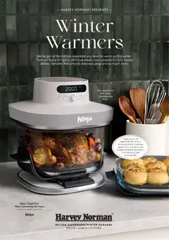 Preview of catalogue Harvey Norman Winter Warmers Food Prep from shop Harvey Norman valid 09/07/2026