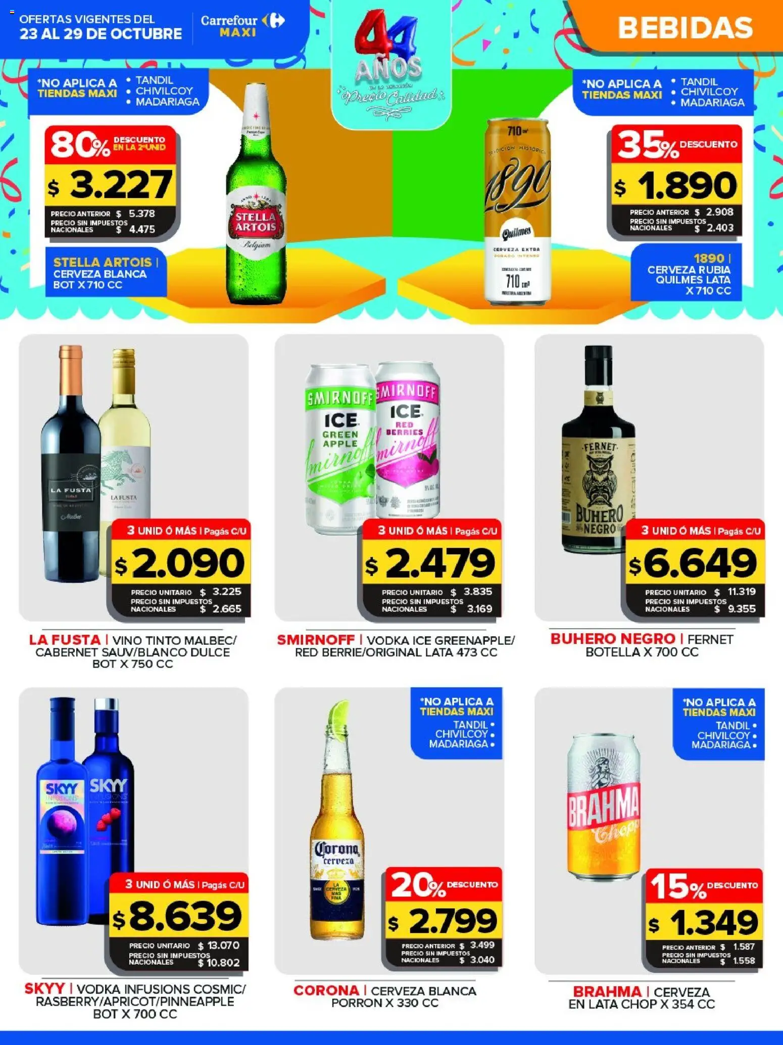 Vista previa del folleto de la tienda Carrefour Maxi válido desde el 23/10/2026 