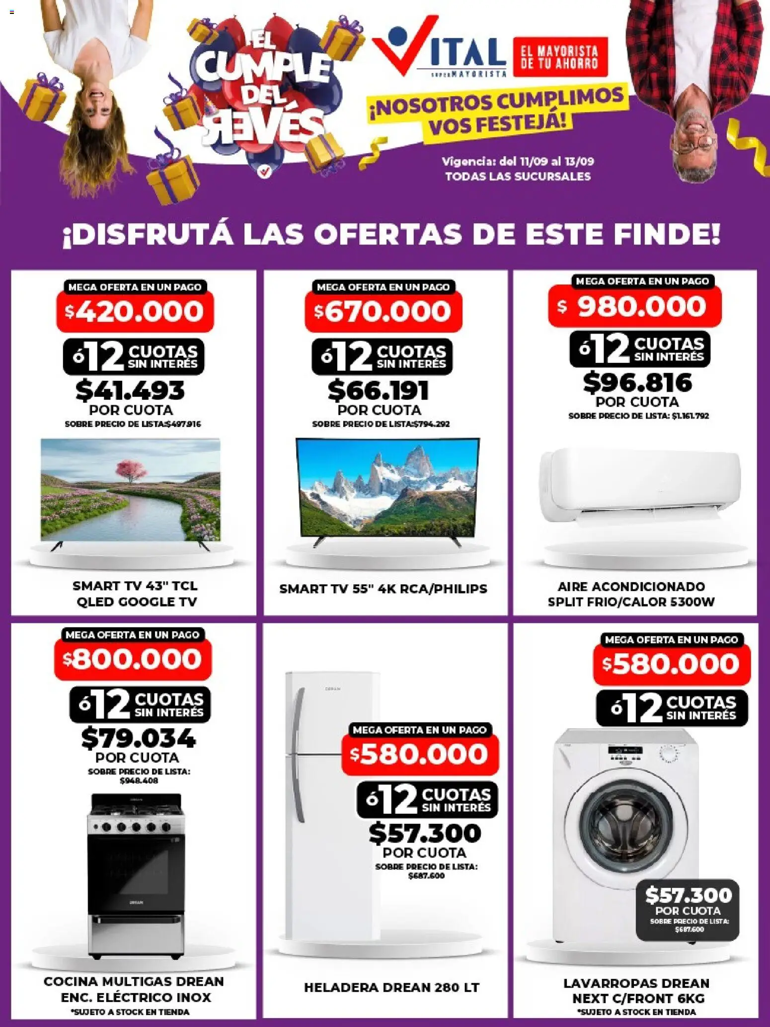 Vista previa del folleto de la tienda Vital válido desde el 11/09/2026 