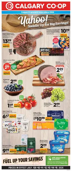 Preview of leaflet Calgary Co-op weekly flyer / circulaire from shop Calgary Co-op is valid from Jul 09, 2026