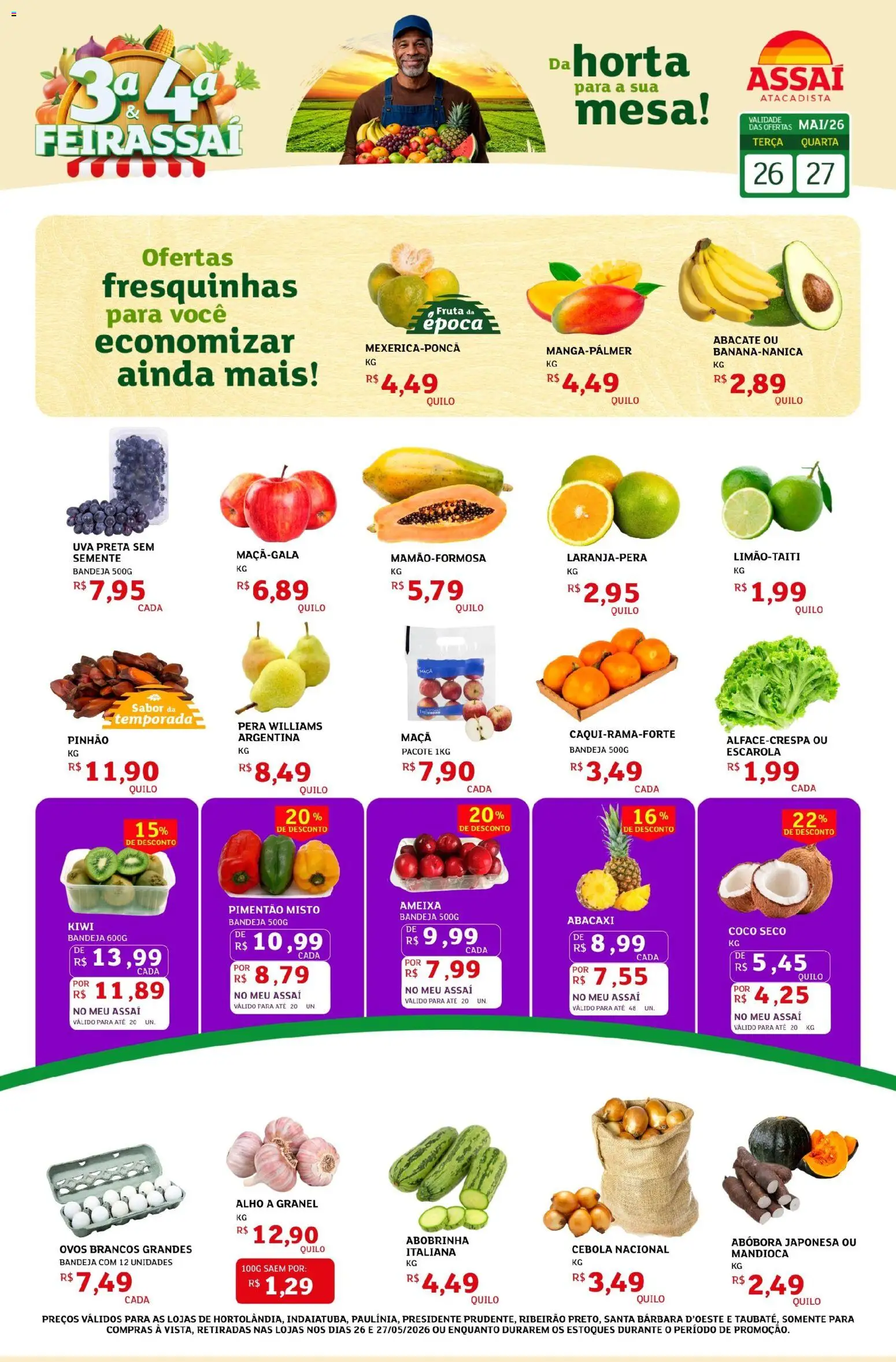 Pré-Visualização do folheto "Assaí Atacadista ofertas - SP" da loja Assaí Atacadista válido a partir de 26/05/2026