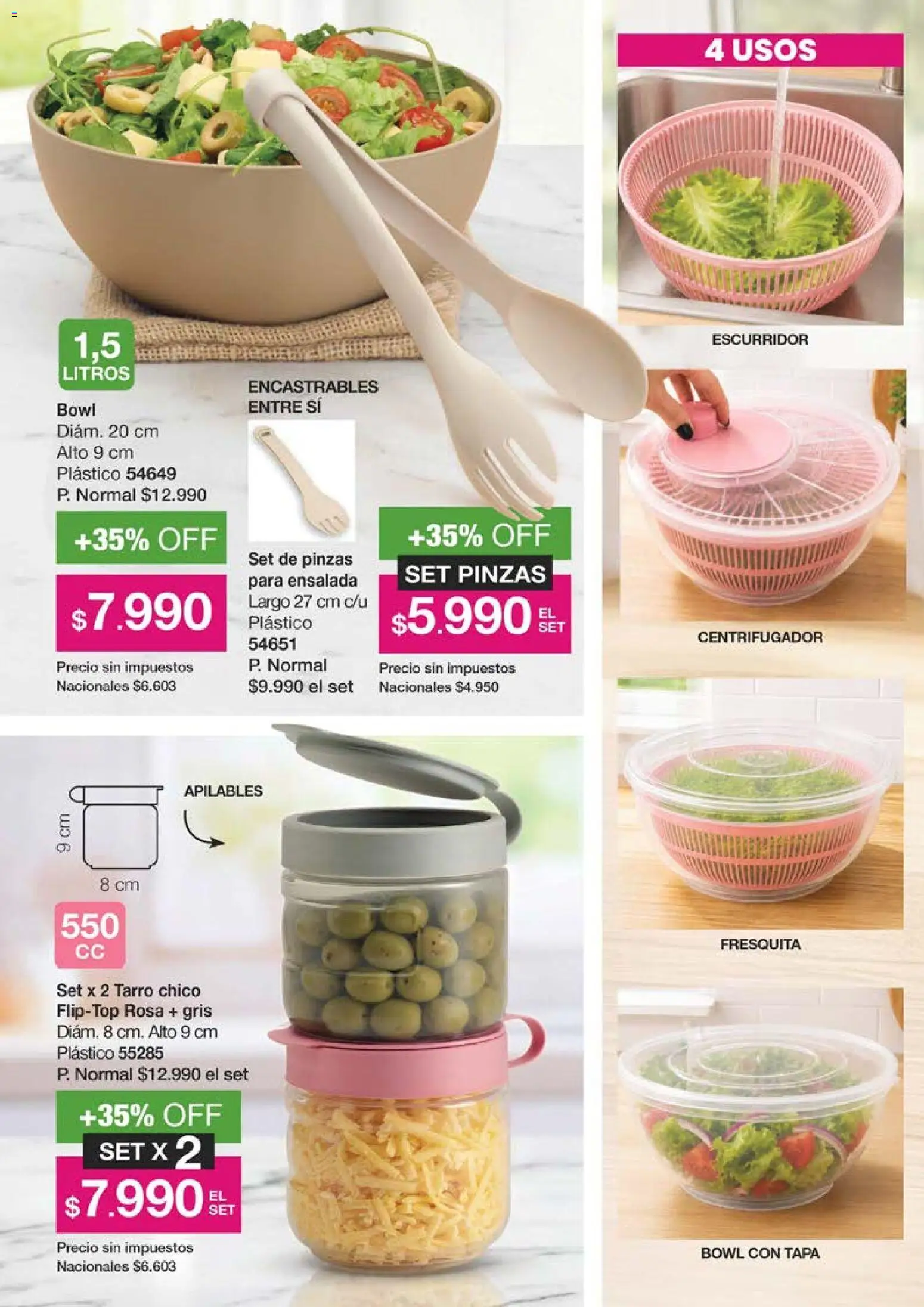 Vista previa del folleto de la tienda Gigot válido desde el 29/09/2026 - Ensalada, Bowl, Escurridor