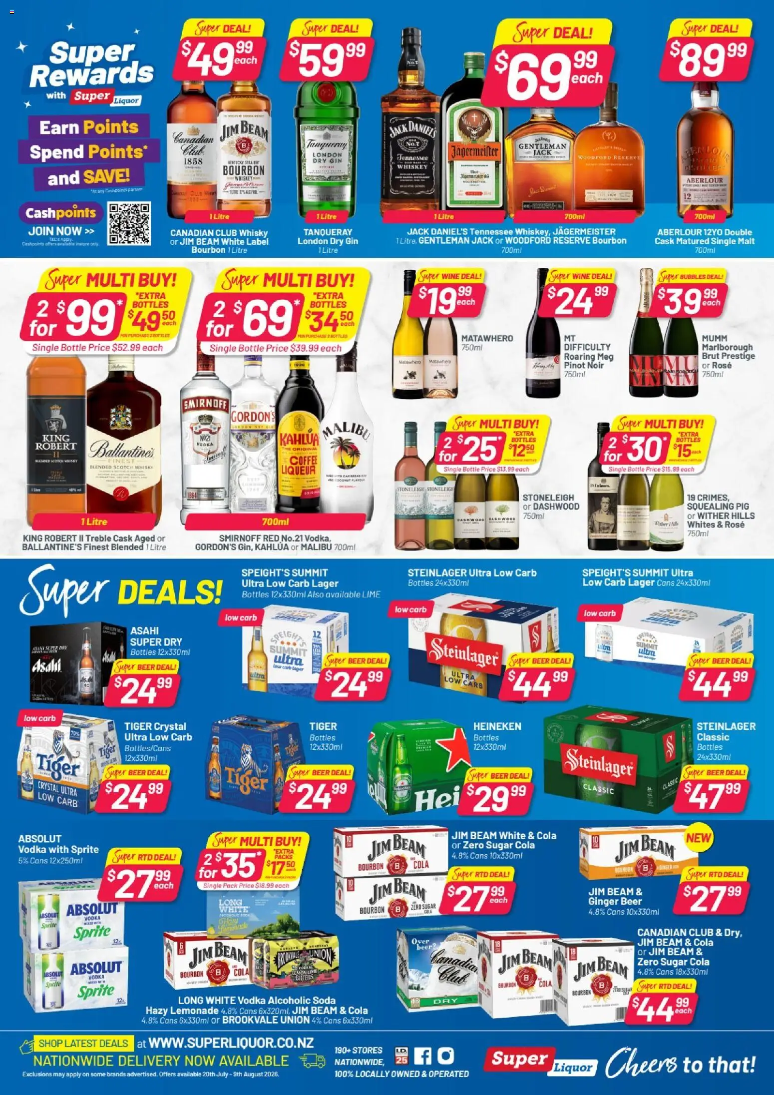 Preview of catalogue Super Liquor catalogue from shop Super Liquor valid 20 Jul 2026