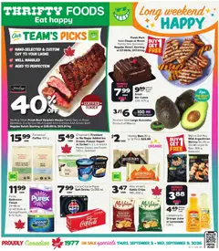 Preview of leaflet Thrifty Foods weekly flyer / circulaire from shop Thrifty Foods is valid from Sep 03, 2026