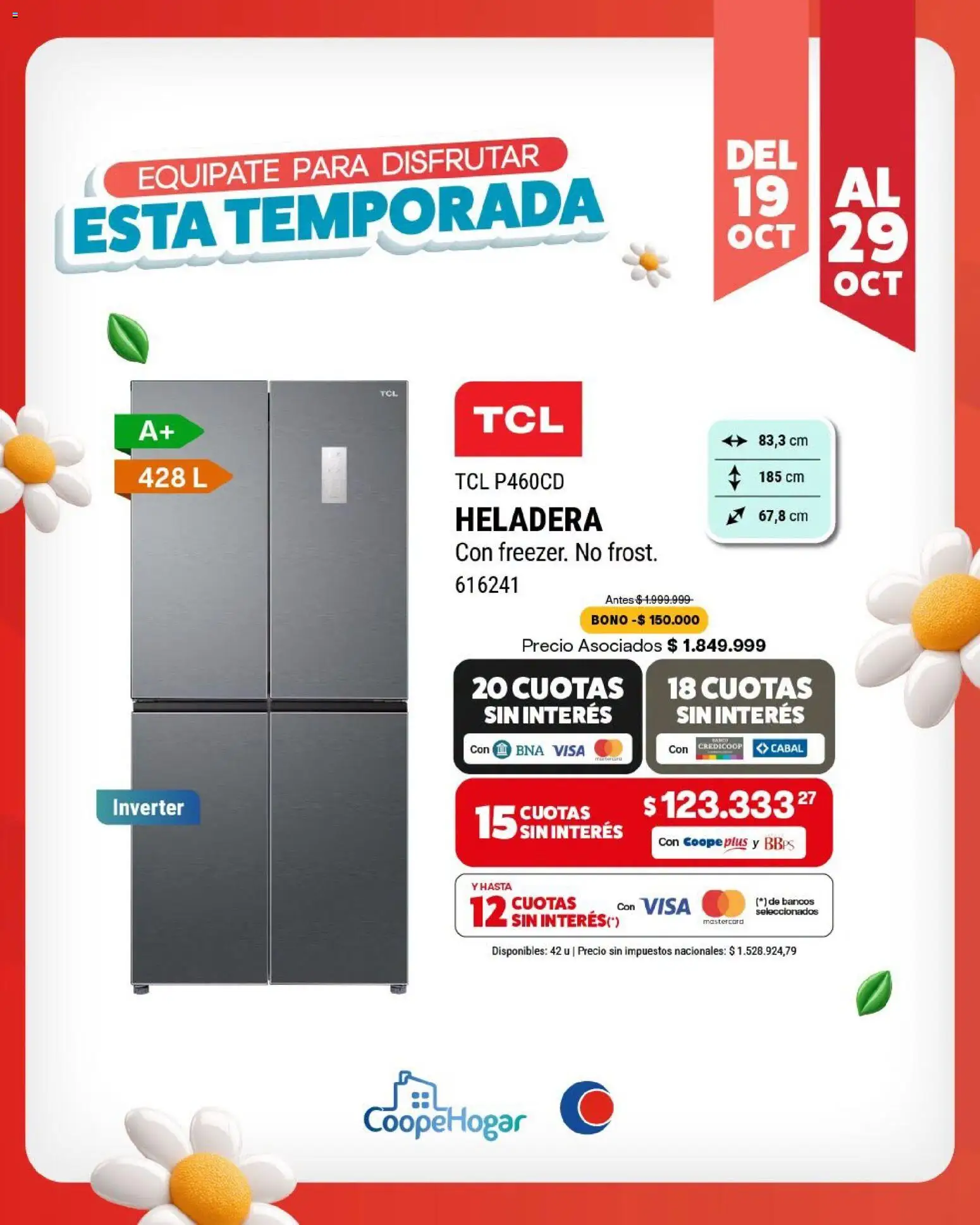 Vista previa del folleto de la tienda Cooperativa Obrera válido desde el 19/10/2026 