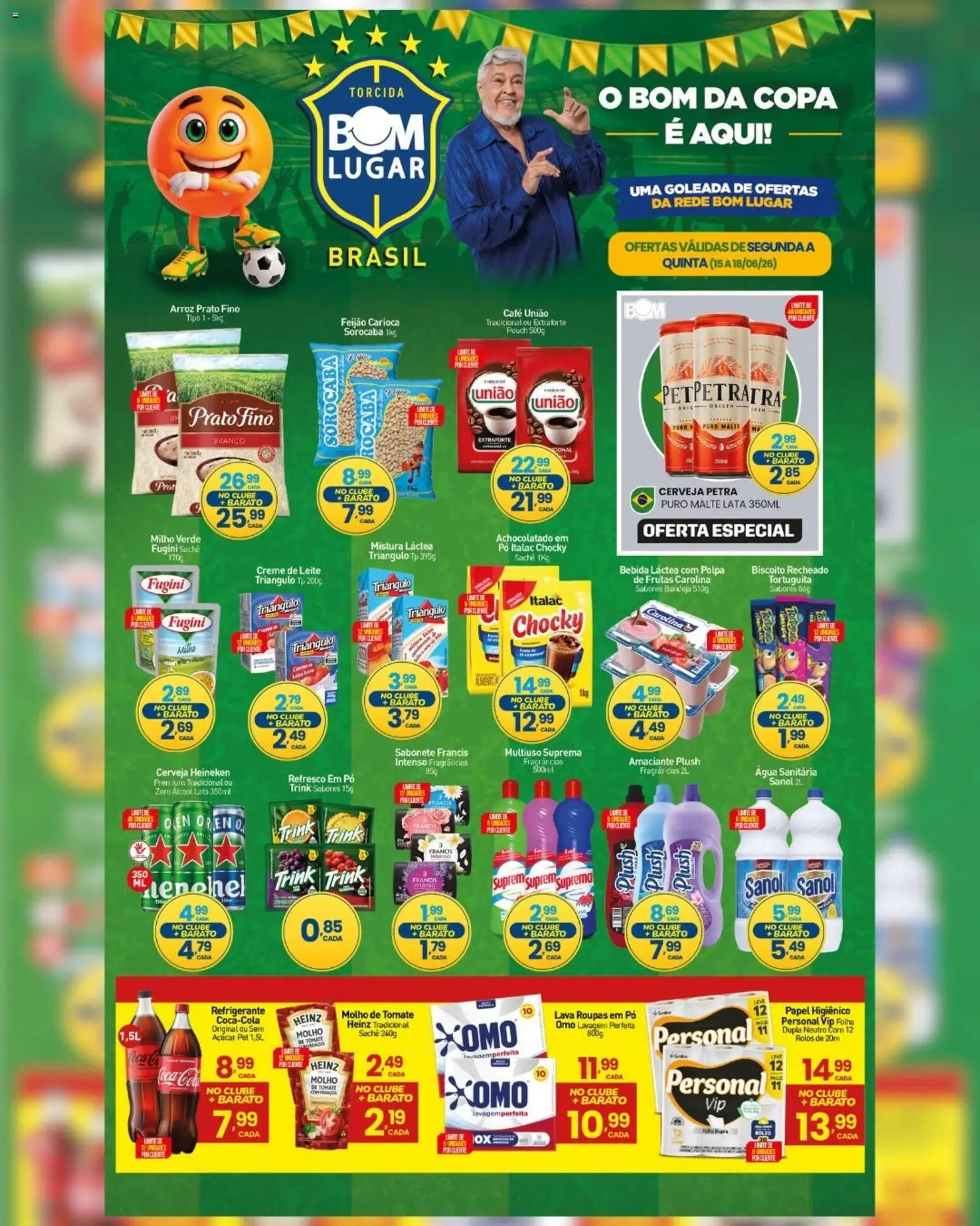 Pré-Visualização do folheto "Rede Bom Lugar - Ofertas da semana" da loja Rede Bom Lugar válido a partir de 15/06/2026