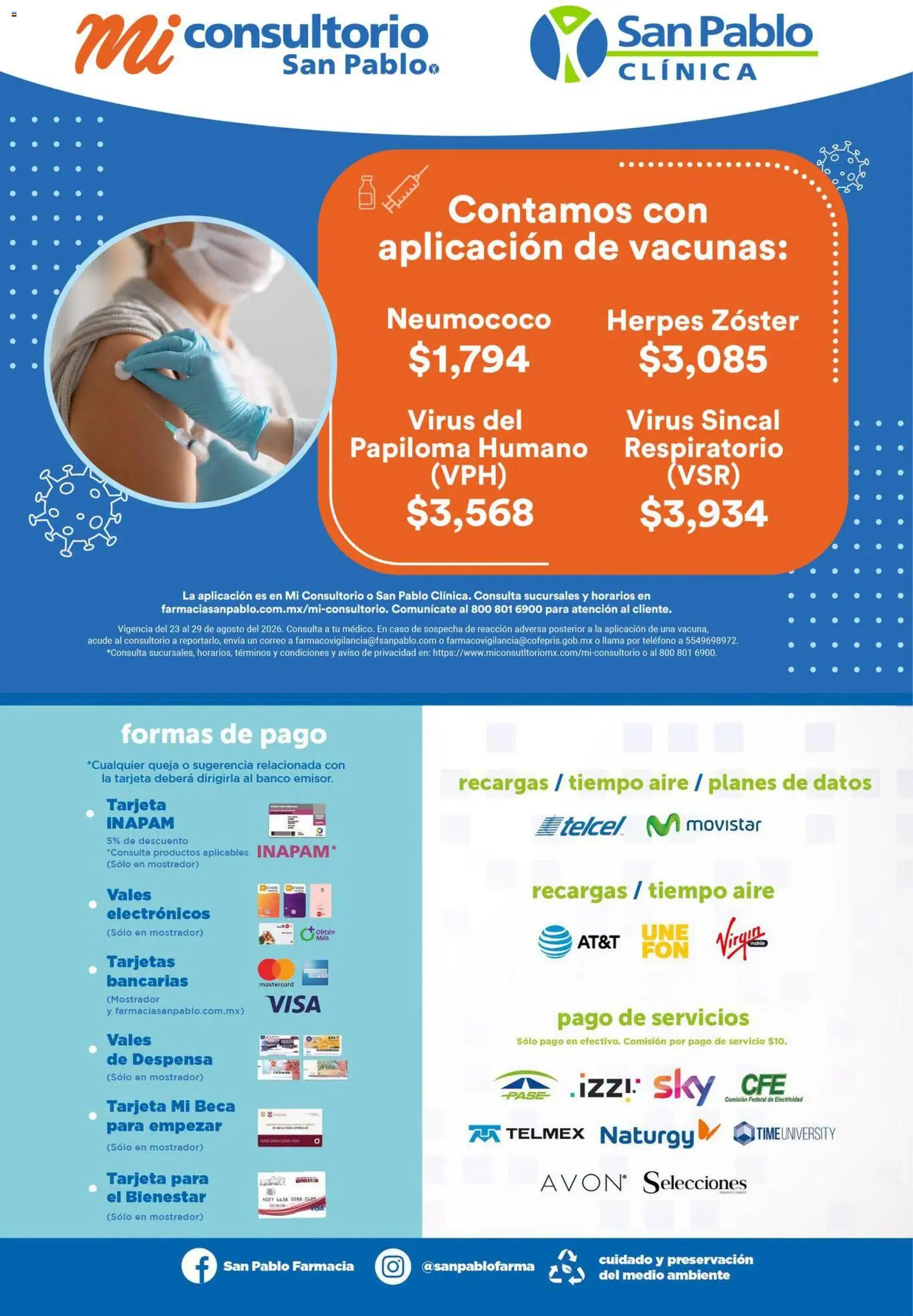 Vista previa las ofertas de la tienda Farmacia San Pablo - Farmacia San Pablo catálogo desde el 23/08/2026 
