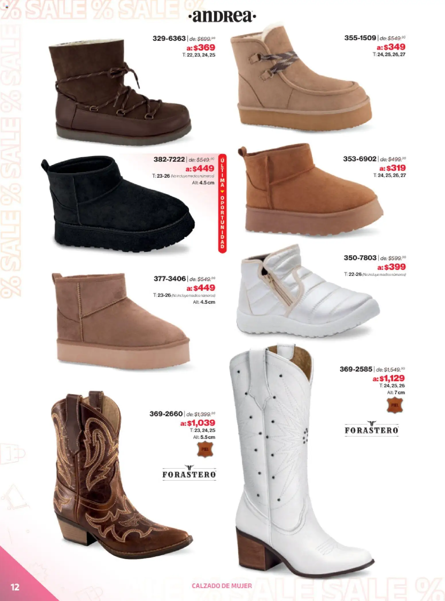Vista previa las ofertas de la tienda Andrea - Catálogo Outlet desde el 21/12/2025 