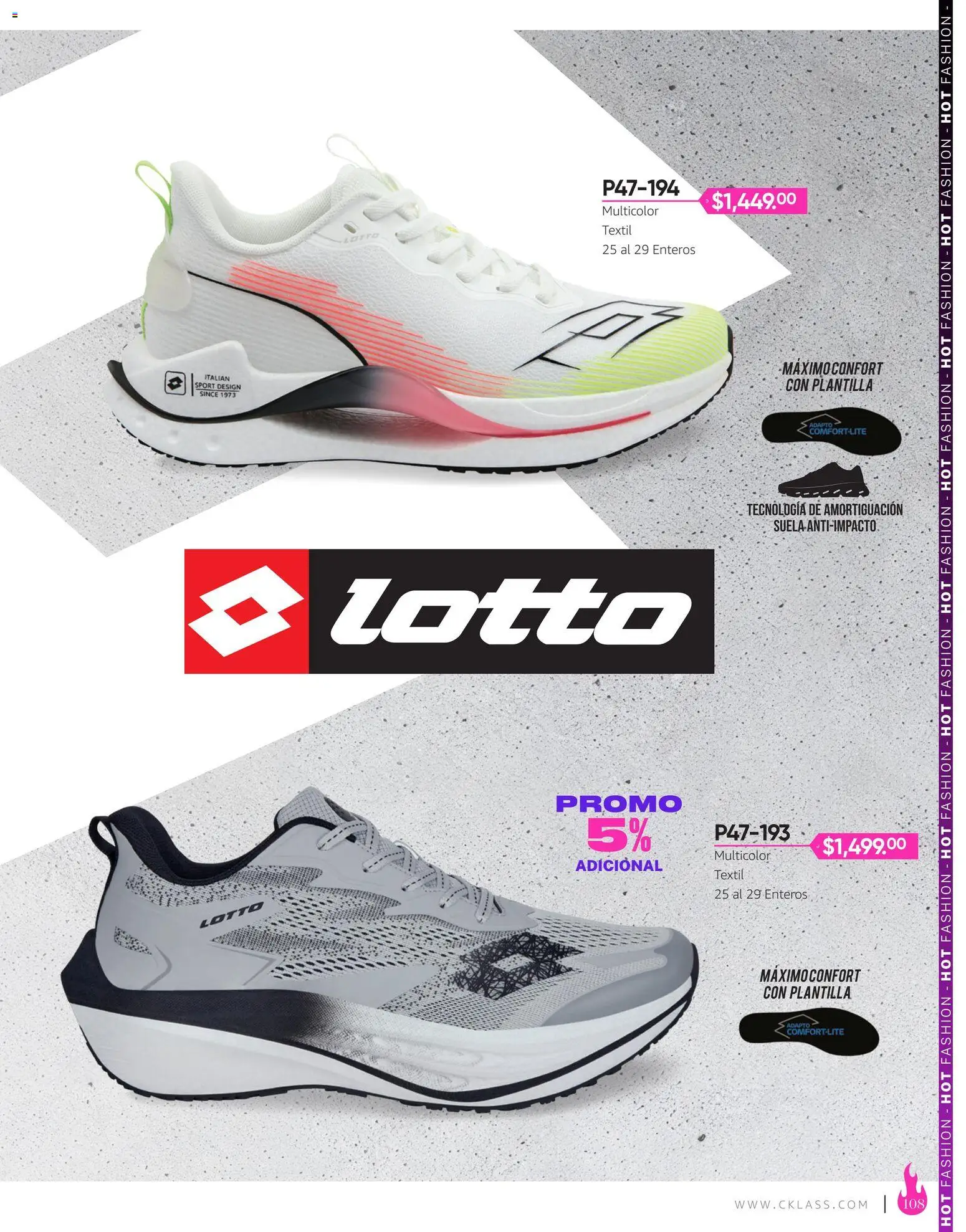 Vista previa las ofertas de la tienda Cklass - Cklass catálogo Hot Fashion Calzado desde el 03/08/2026 