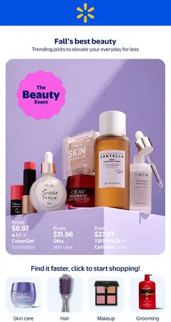 Preview of leaflet Walmart flyer - Fall´s best beauty from shop Walmart is valid from Sep 10, 2026