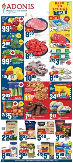 Preview of leaflet Adonis weekly flyer from shop Adonis is valid from Sep 10, 2026