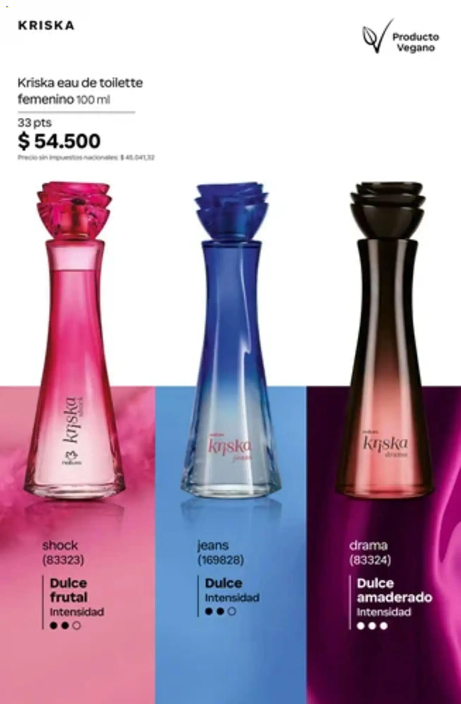 Vista previa del folleto de la tienda Natura válido desde el 01/10/2026 - Dulce, Eau de toilette