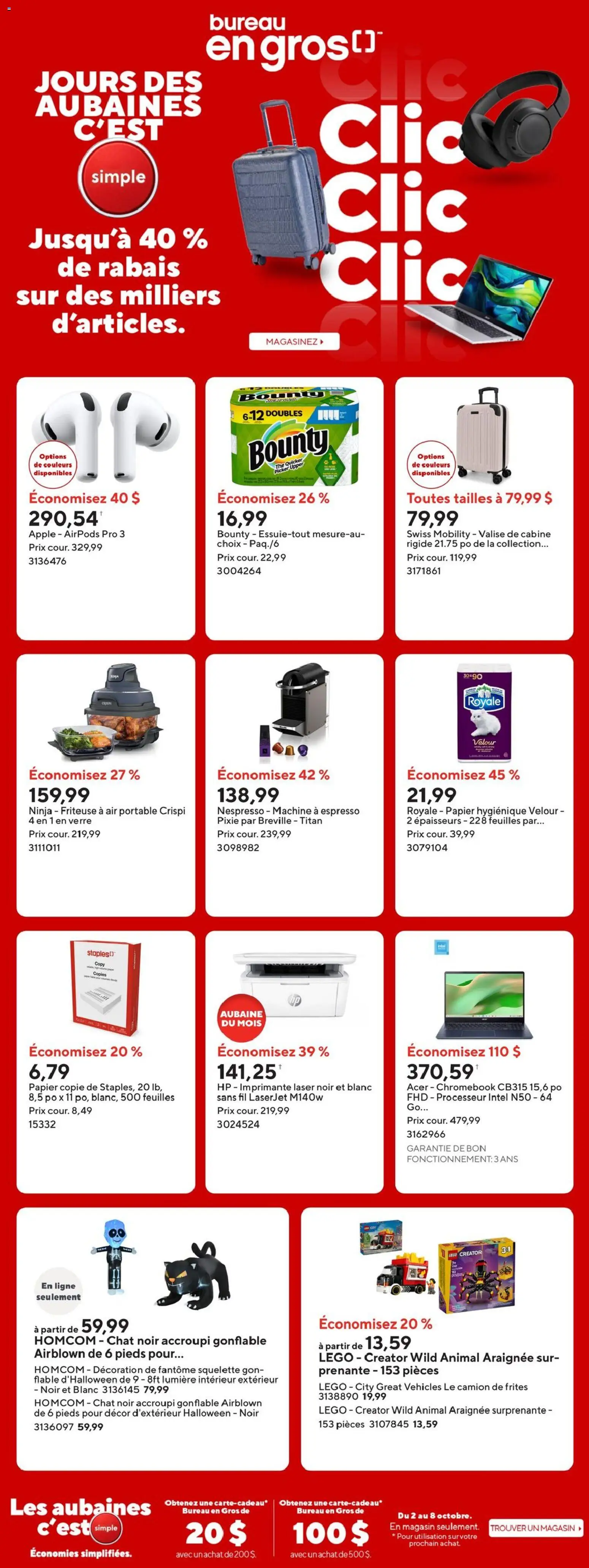 Preview of leaflet Staples circulaire from shop Staples is valid from Oct 02, 2026