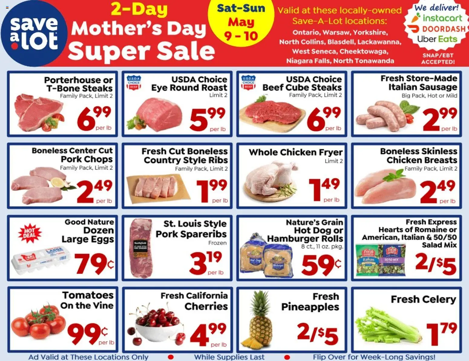 Ad Preview of Save a Lot Special Promotion from 05/09/2026