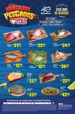 Pré-Visualização do folheto "Mateus ofertas Quinta dos Pescados" da loja Mateus válido a partir de 21/05/2026