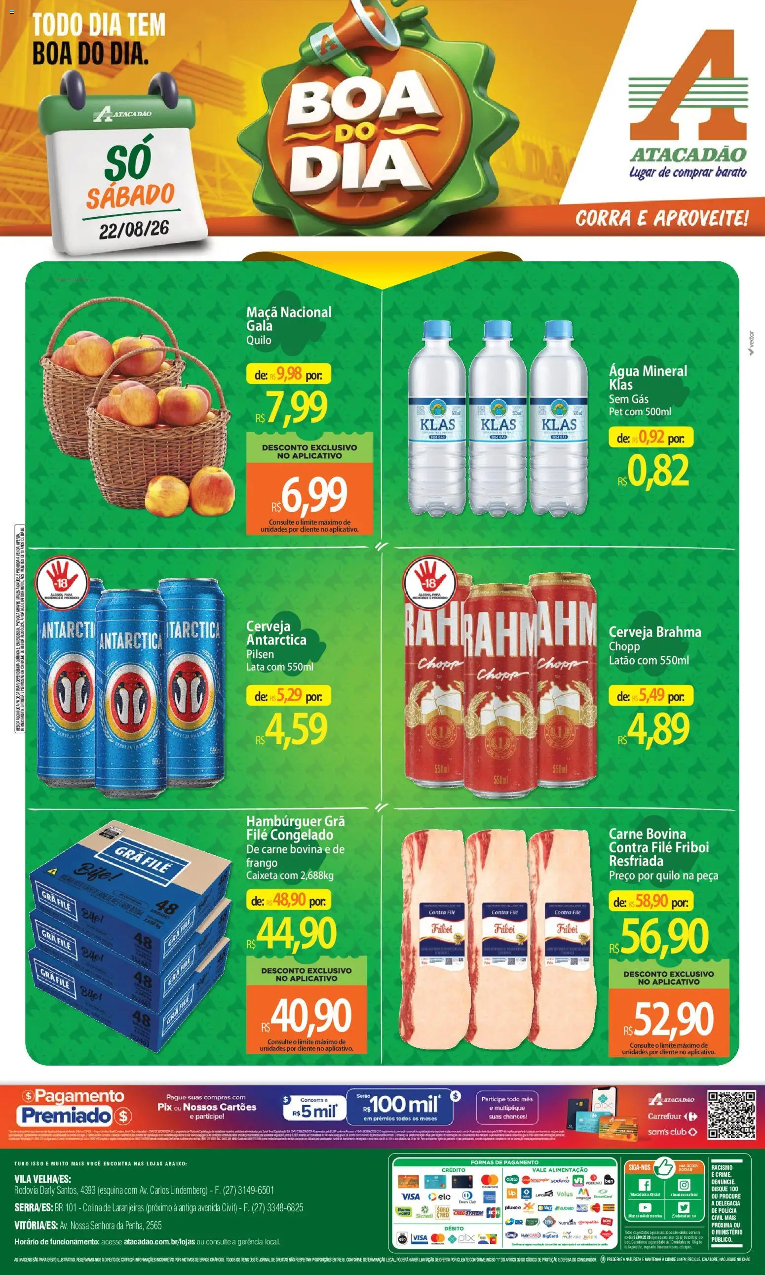 Pré-Visualização do folheto "Atacadão ofertas - ES" da loja Atacadão válido a partir de 22/08/2026