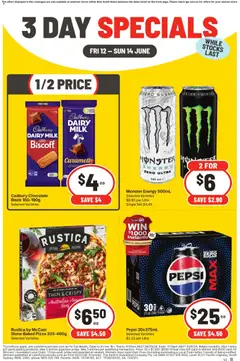 Preview of catalogue IGA 3 Day Specials NSW Medium V2 from shop IGA valid 12/06/2026