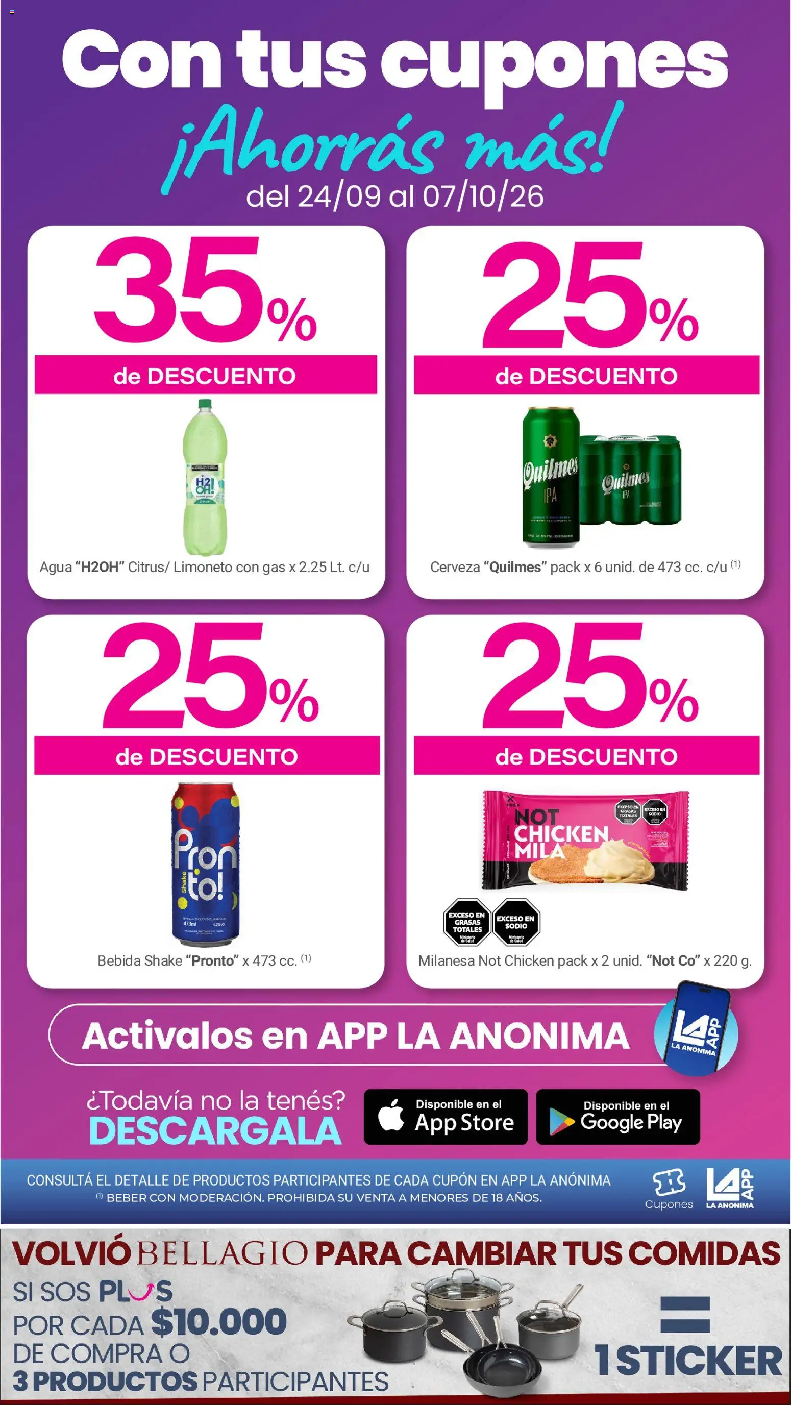 Vista previa del folleto de la tienda La Anonima válido desde el 24/09/2026 