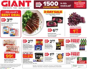 Ad Preview of Giant Giant Weekly Ad from 07/31/2026