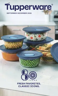 Un aperçu du dépliant Tupperware - Sept-Dec 2026 Catalog du magasin Tupperware est valide à partir 1 sept. 2026