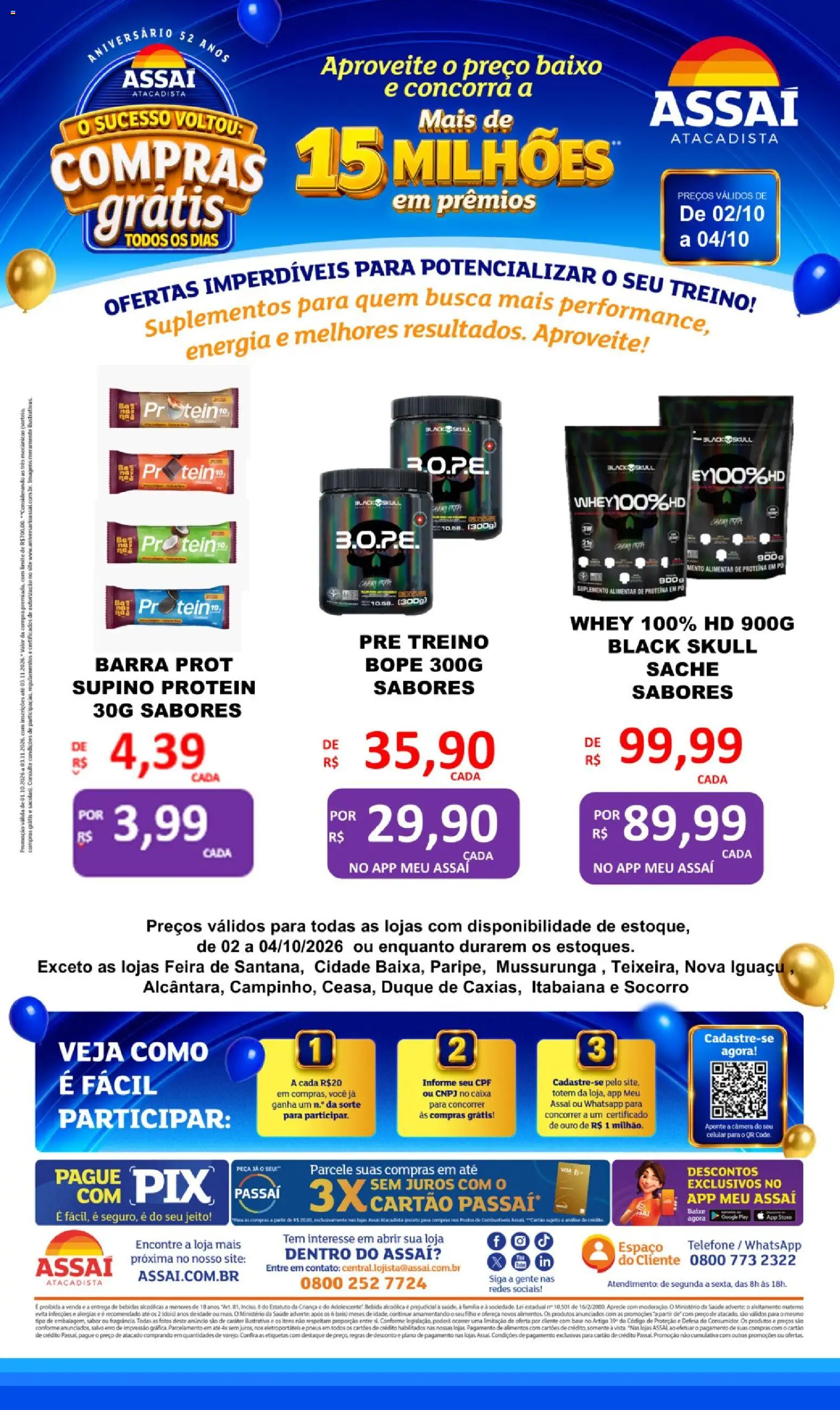 Pré-Visualização do folheto "Assaí Atacadista ofertas - SP" da loja Assaí Atacadista válido a partir de 02/10/2026