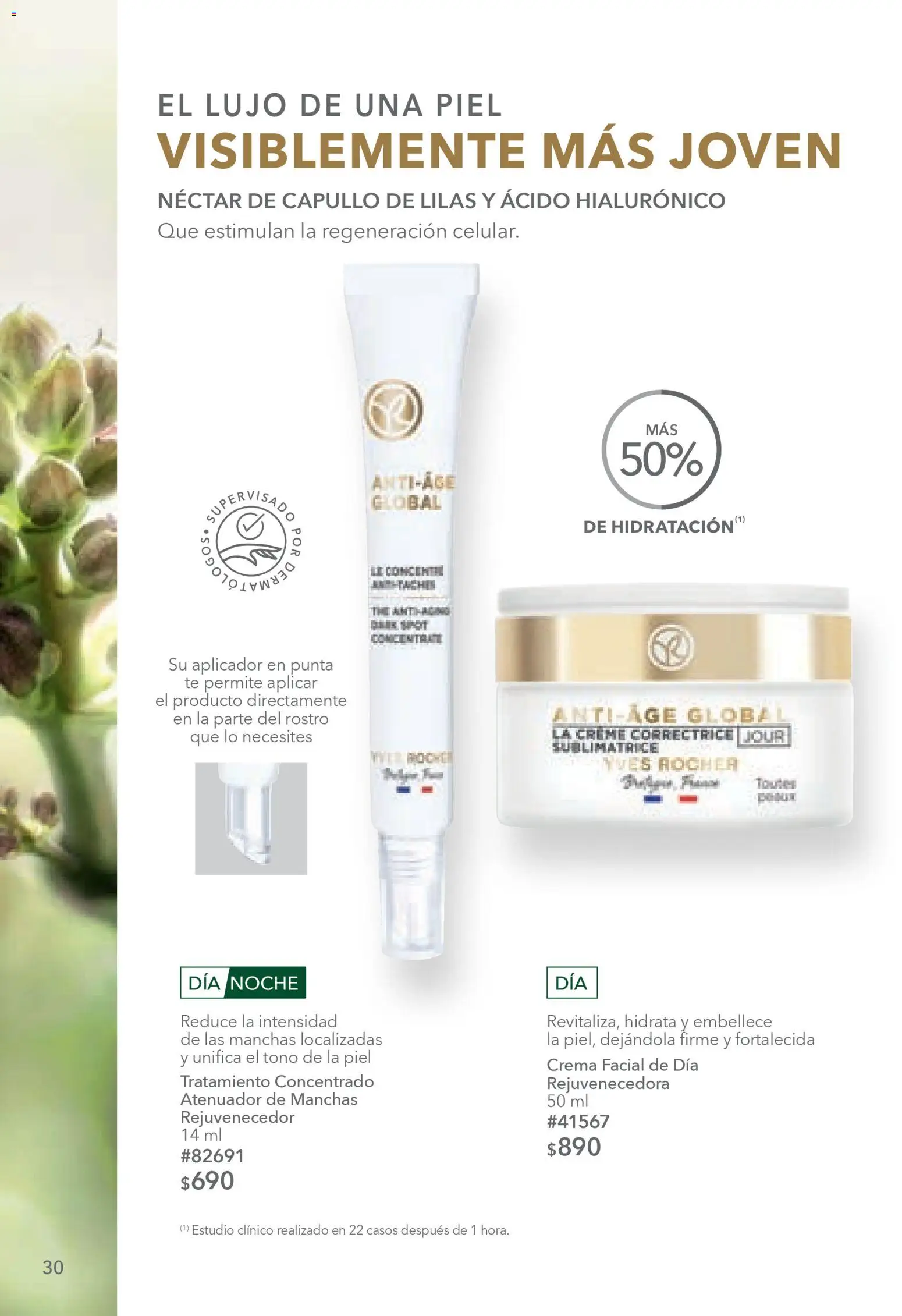 Vista previa las ofertas de la tienda Yves Rocher - Campaña 4 2026 desde el 03/03/2026 - Té, Crema, Crema facial, Atenuador
