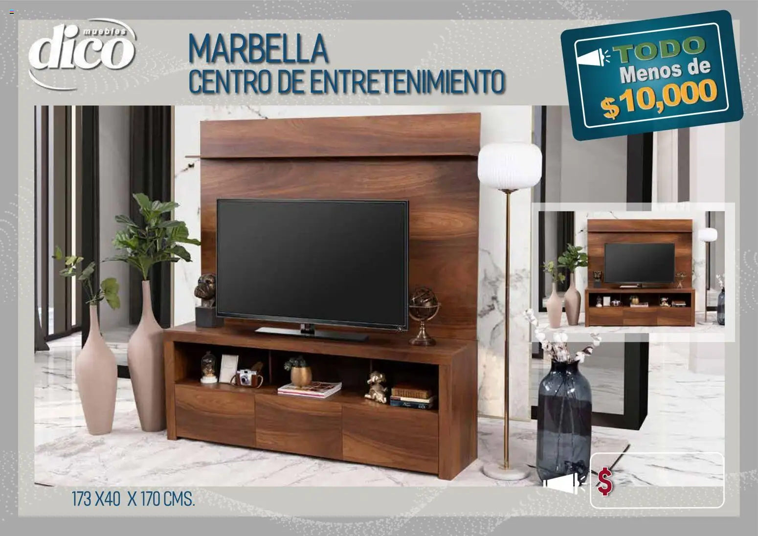 Vista previa las ofertas de la tienda Muebles Dico - Muebles Dico catálogo Todo menos de 10000 Pacifico desde el 09/04/2026 