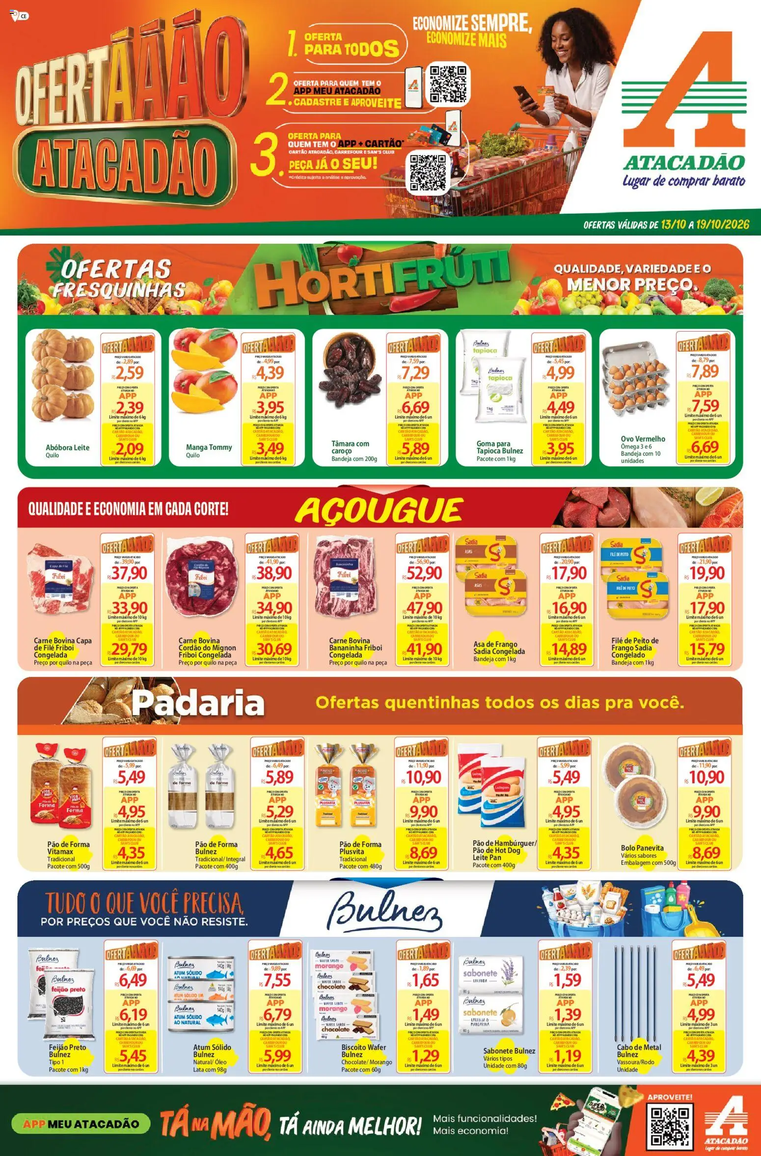 Pré-Visualização do folheto "Atacadão ofertas - CE" da loja Atacadão válido a partir de 13/10/2026