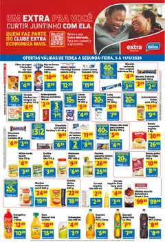 Pré-Visualização do folheto "Extra ofertas de Mercado Semanal" da loja Extra válido a partir de 05/05/2026