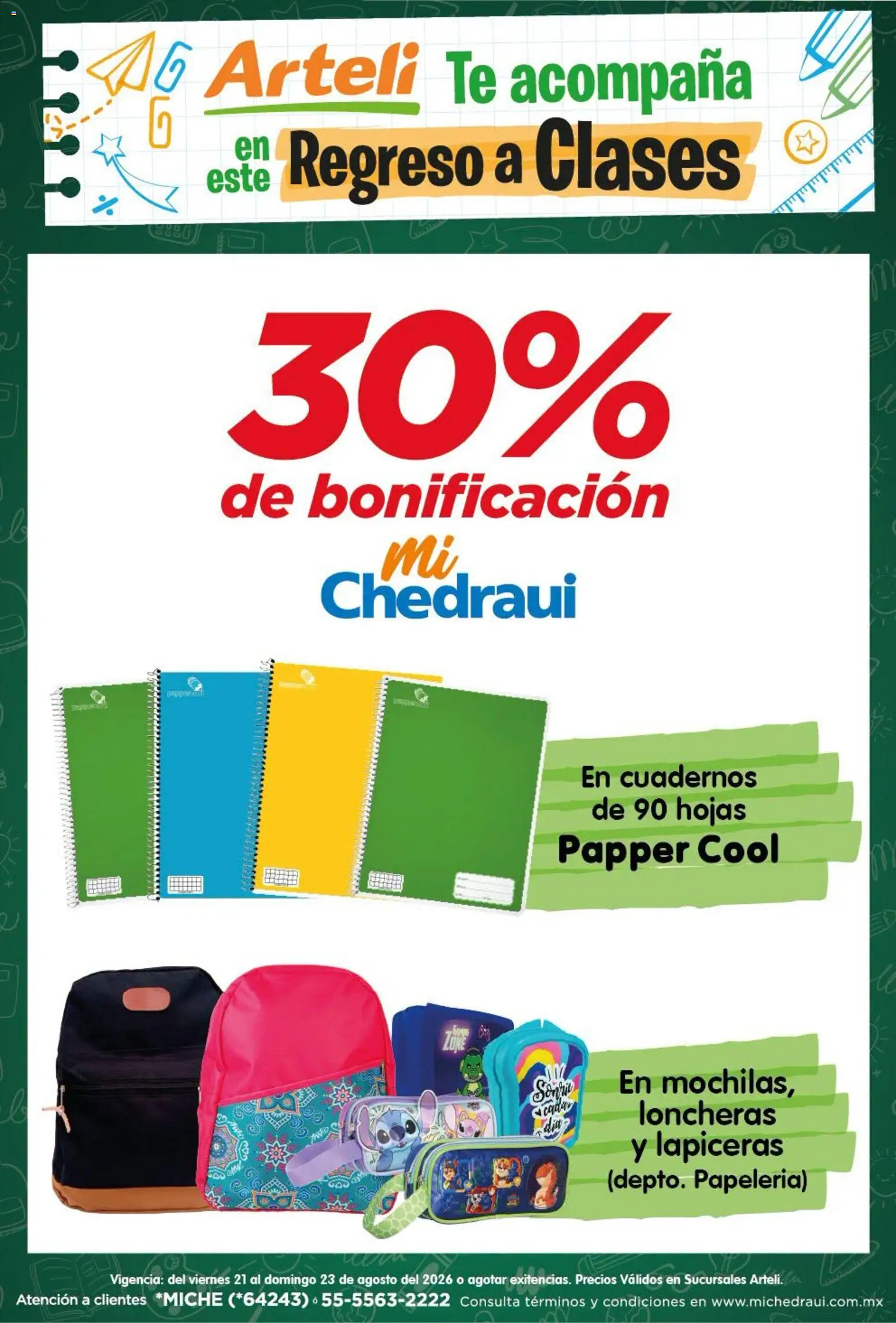 Vista previa las ofertas de la tienda Arteli - Arteli folleto Regreso a Clases desde el 21/08/2026 