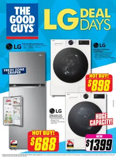 Preview of catalogue The Good Guys LG Deal Days from shop The Good Guys valid 13/05/2026