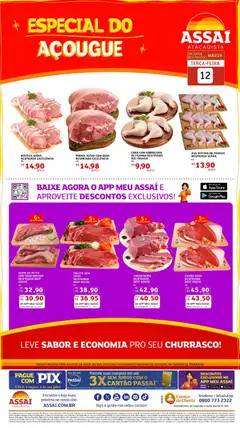 Pré-Visualização do folheto "Assaí Atacadista ofertas - MT" da loja Assaí Atacadista válido a partir de 12/05/2026