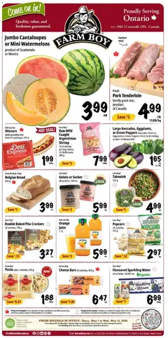 Preview of leaflet Farm Boy weekly flyer / circulaire from shop Farm Boy is valid from May 07, 2026