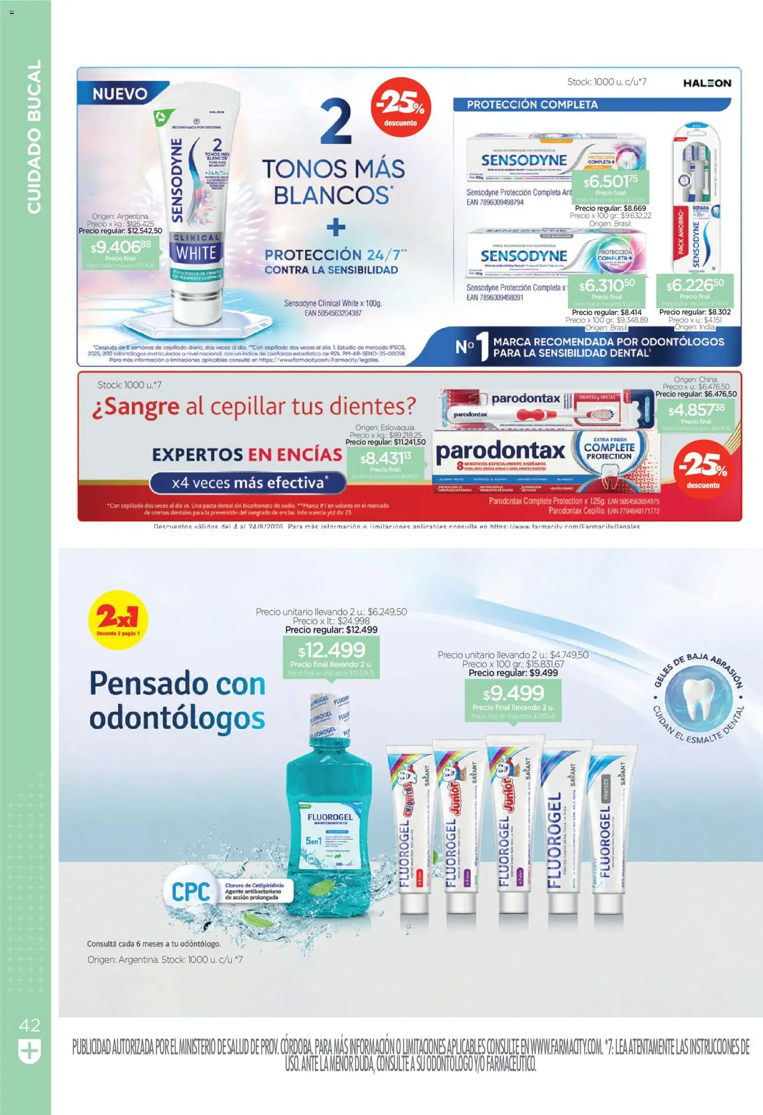 Vista previa del folleto de la tienda Farmacity válido desde el 01/10/2026 