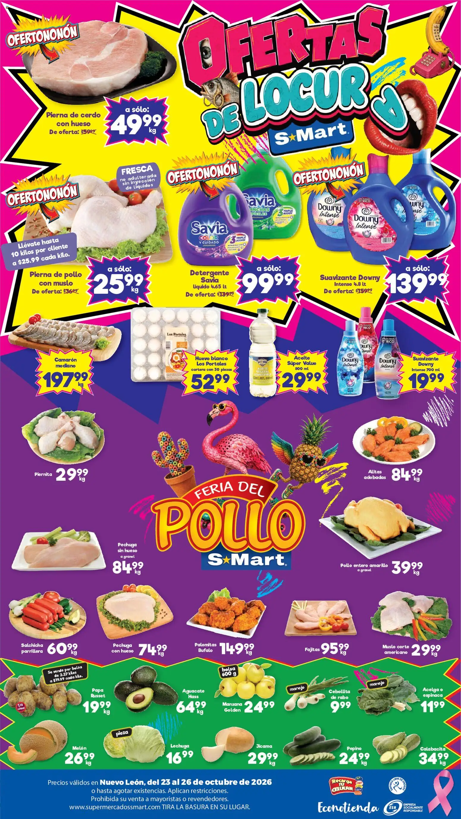 Vista previa las ofertas de la tienda S-Mart - S-Mart folleto Monterrey desde el 23/10/2026 