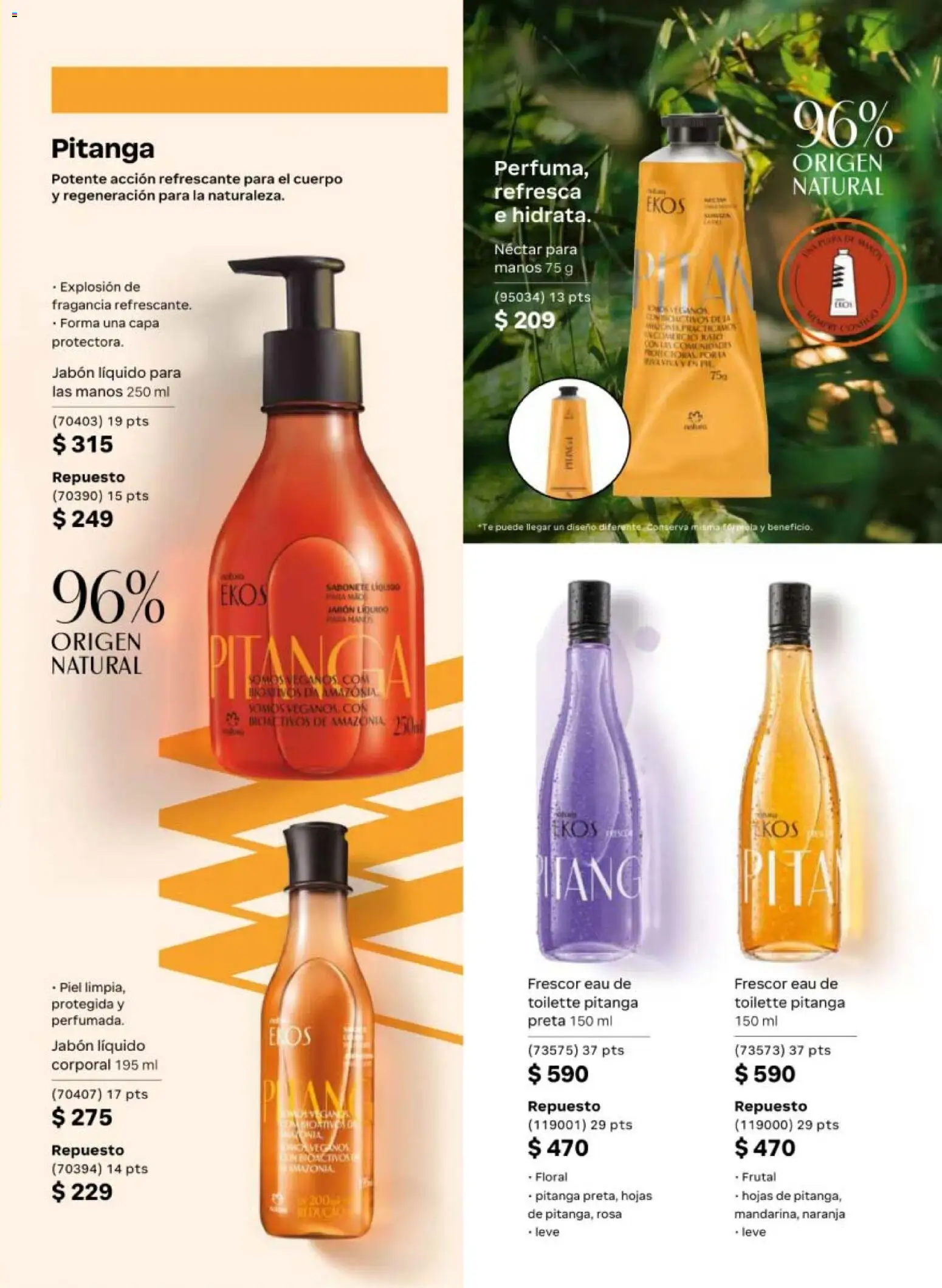 Vista previa las ofertas de la tienda Natura - Natura campaña 6 2026 desde el 02/04/2026 - Jabón, Jabón líquido, Fragancia