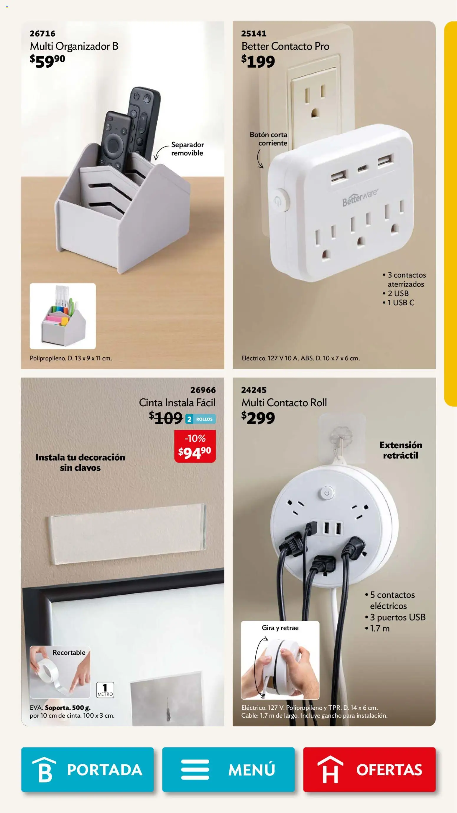 Vista previa las ofertas de la tienda Betterware - Betterware campaña 8 2026 desde el 03/08/2026 