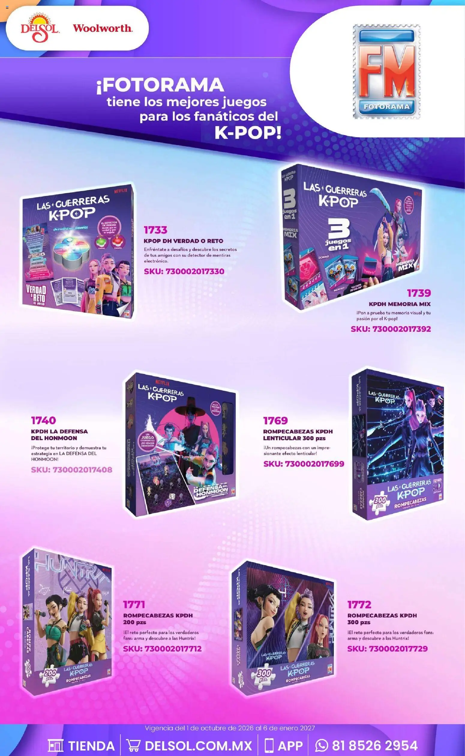 Vista previa las ofertas de la tienda Del Sol y Woolworth - Del Sol y Woolworth catálogo El Castillo del Juguete desde el 01/10/2026 - Juego, Té