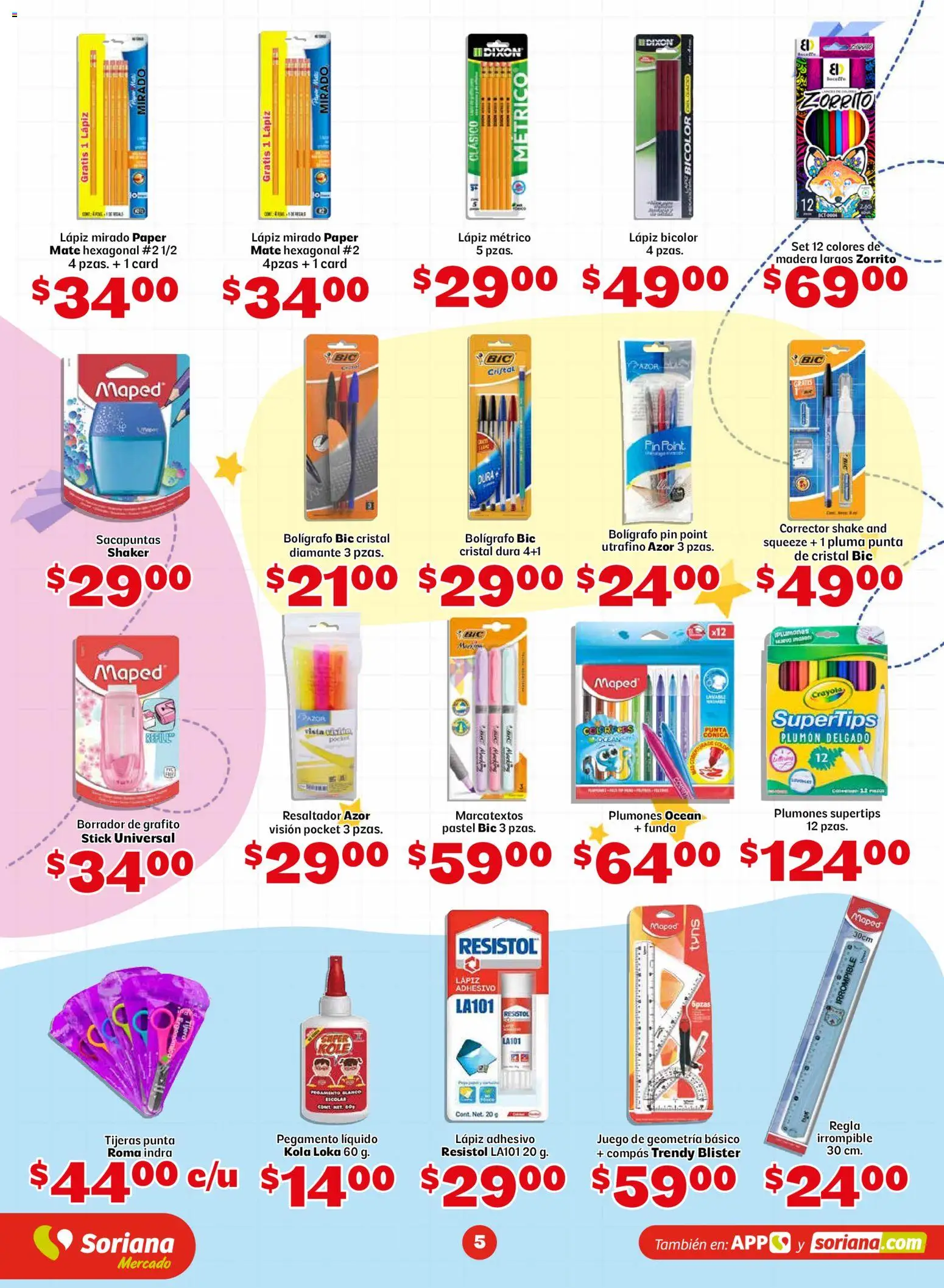 Vista previa las ofertas de la tienda Soriana - Soriana Más útiles más ahorro Mercado Nacional desde el 13/08/2026 