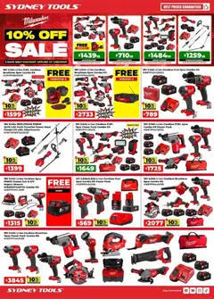 Preview of catalogue Sydney Tools 10% Off Sale from shop Sydney Tools valid 17/09/2026