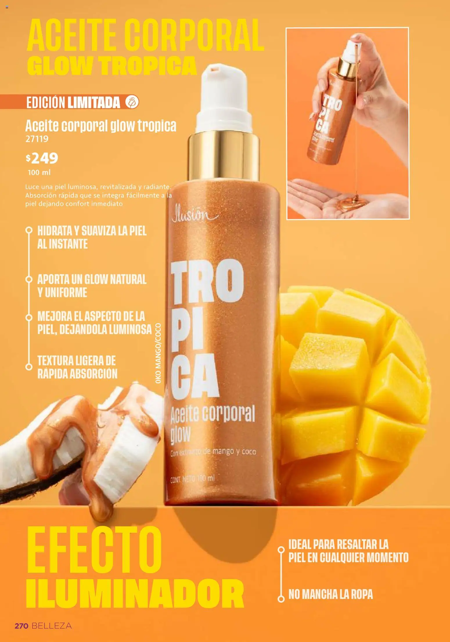 Vista previa las ofertas de la tienda Ilusión - Ilusión catálogo Verano desde el 01/05/2026 - Mango, Coco, Ropa, Aceite, Iluminador, Aceite corporal