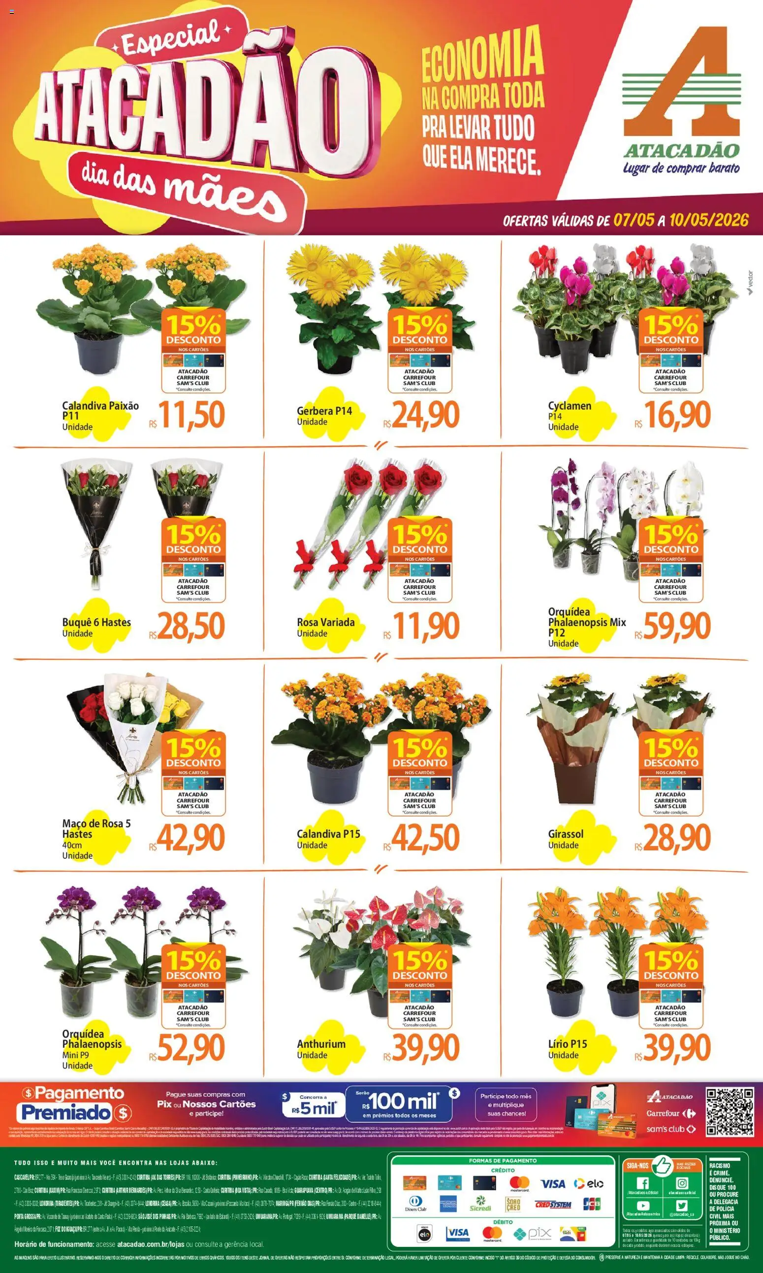 Pré-Visualização do folheto "Atacadão ofertas - PR" da loja Atacadão válido a partir de 07/05/2026