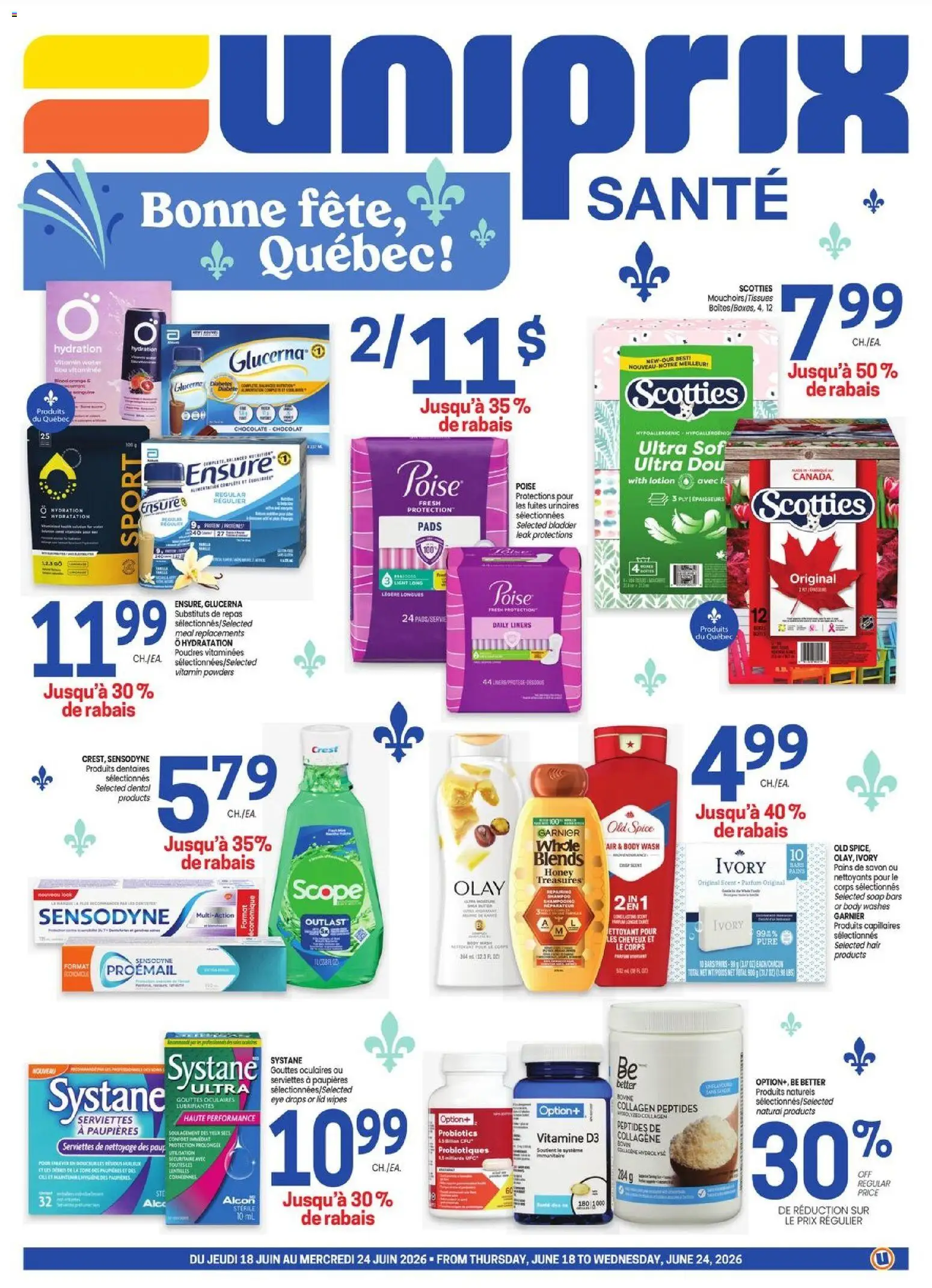 Preview of leaflet Uniprix - Uniprix Sante from shop Uniprix is valid from Jun 18, 2026