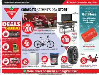 Un aperçu du dépliant Canadian Tire weekly flyer du magasin Canadian Tire est valide à partir 11 juin 2026