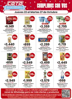 Vista previa del folleto de la tienda Coto válido desde el 22/10/2026 