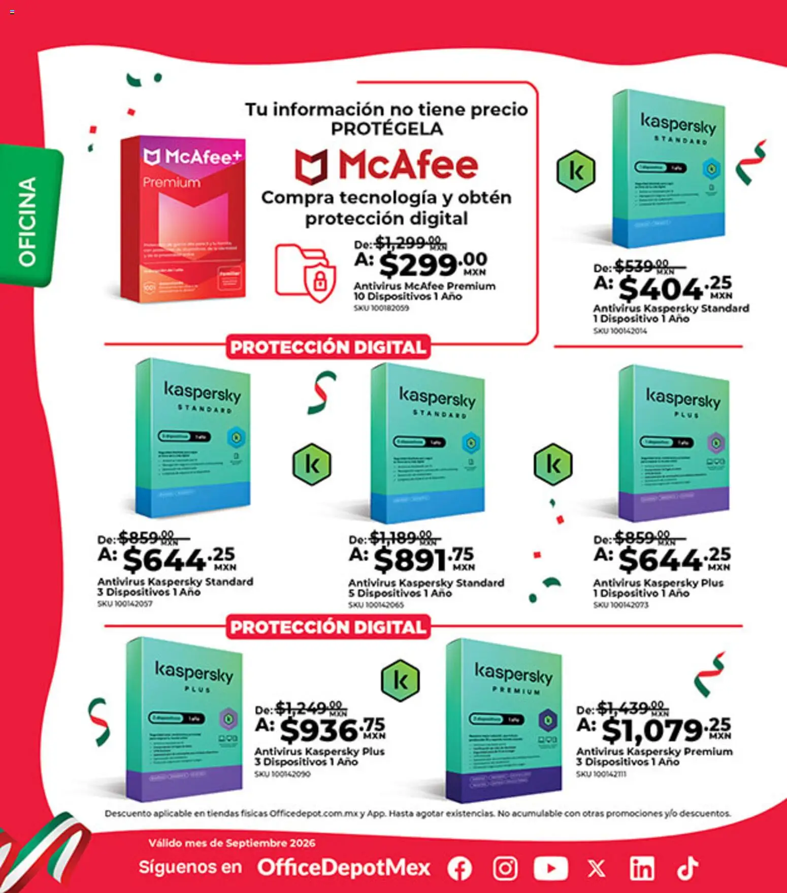 Vista previa las ofertas de la tienda Office Depot - Office Depot catálogo desde el 01/09/2026 