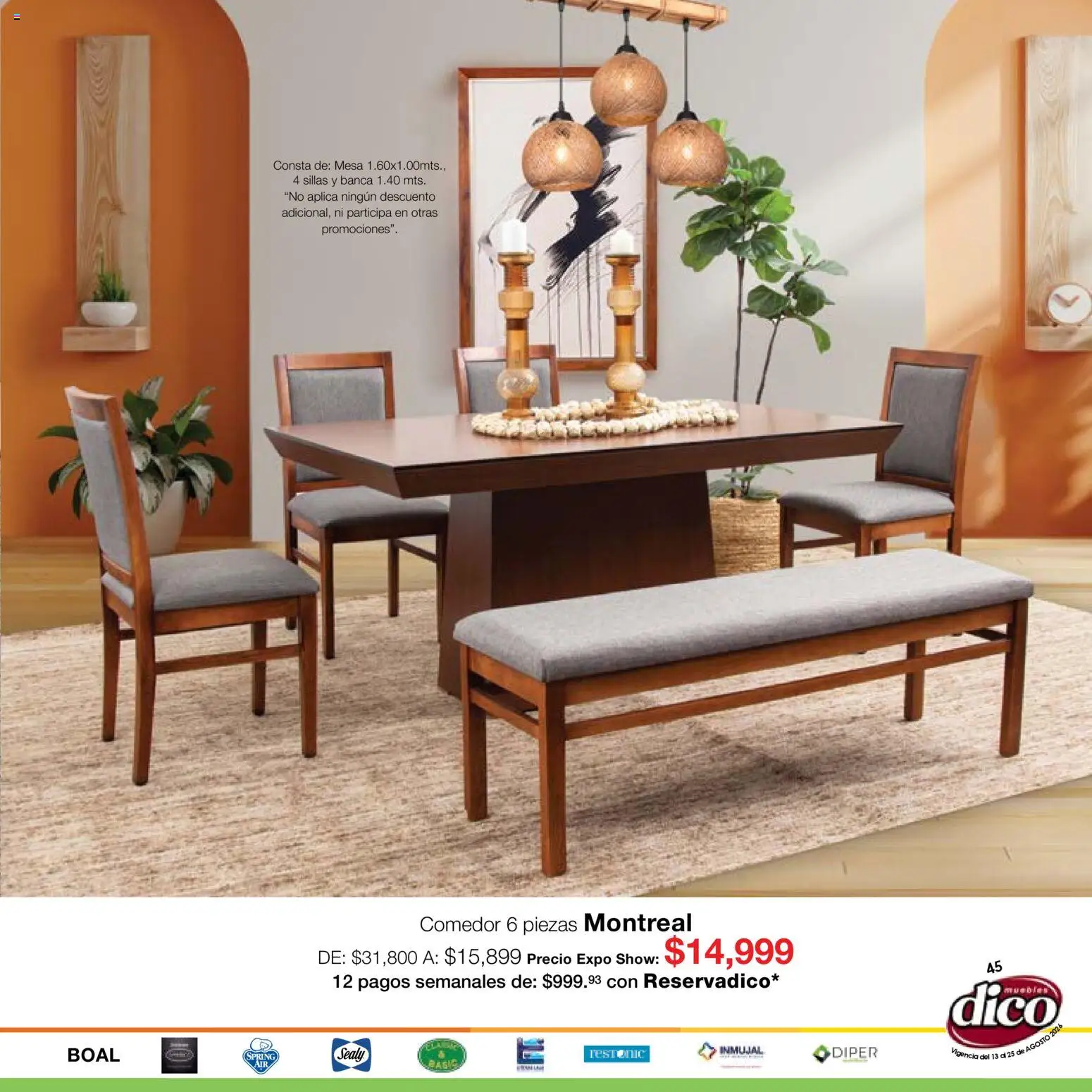 Vista previa las ofertas de la tienda Muebles Dico - Muebles Dico catálogo Expo Show desde el 13/08/2026 