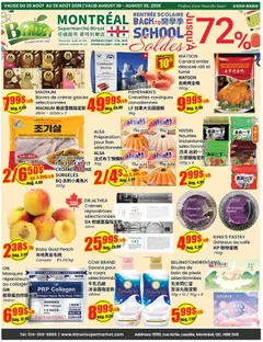 Un aperçu du dépliant Btrust Supermarket weekly flyer / circulaire du magasin Btrust Supermarket est valide à partir 20 août 2026