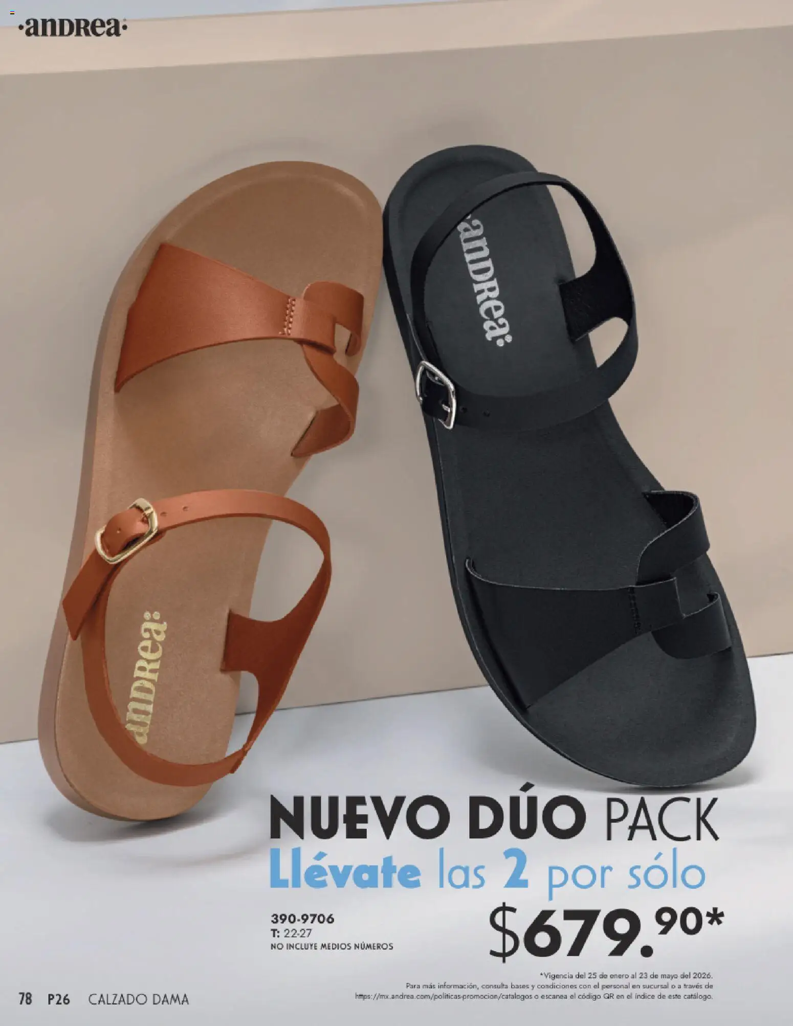 Vista previa las ofertas de la tienda Andrea - Catálogo Calzado Dama desde el 25/01/2026 